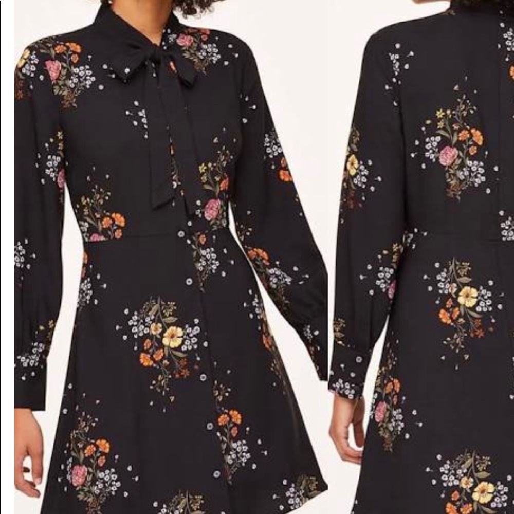 NWT floral shirt dress